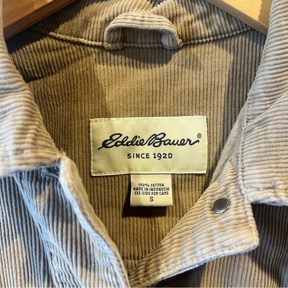 Eddie Bauer Tan Corduroy Jacket - Picture 2 of 3